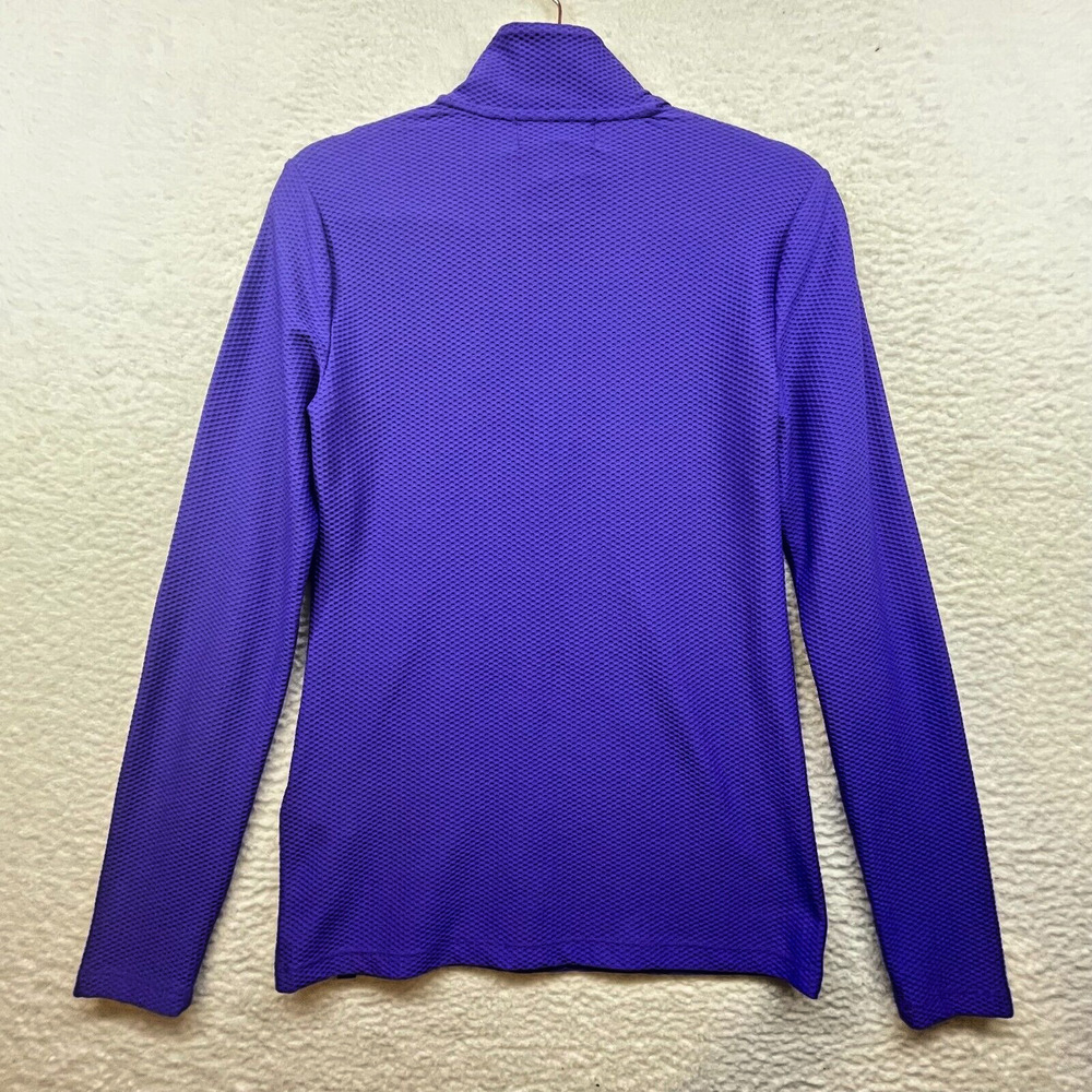 Lauren Ralph Lauren Shirt Womens Small Purple 1/4 Pullover Active Athletic Gym - Picture 2 of 12